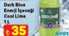 DARK BLUE ENERJİ İÇECEĞİ COOL LİME 1 L